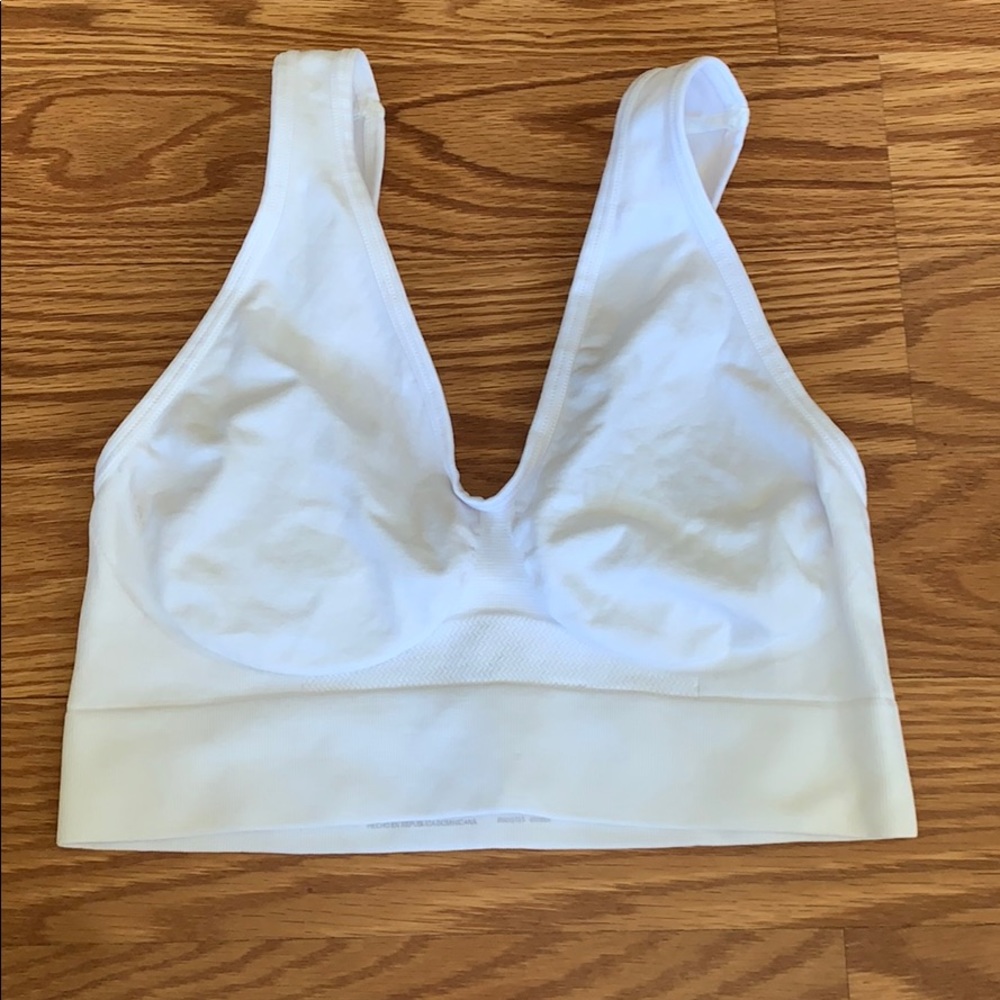 White bra